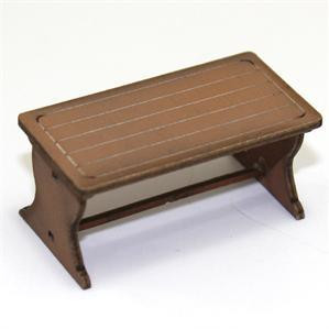 4Ground Miniatures: 28mm Furniture: Light Wood Farm Table