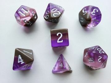 Little Dragon: Birthday Stone Dice: FEBRUARY AMEYTHYST 