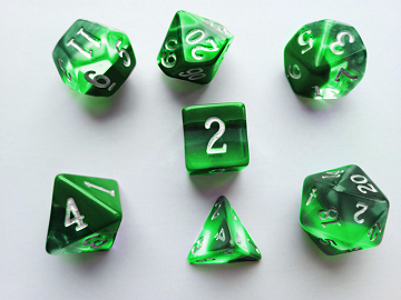 Little Dragon: Birthday Stone Dice: MAY EMERALD 