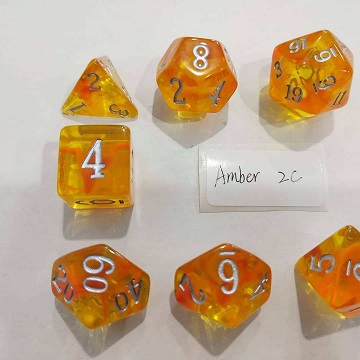 Little Dragon: Nebula Dice: Amber (Limited Etd) 