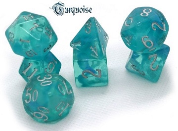 Little Dragon: Nebula Dice- TURQUOISE 