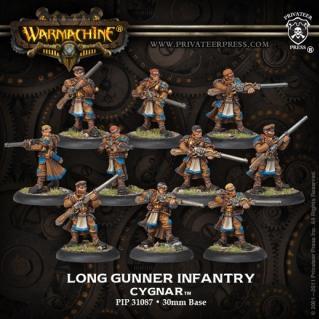 Warmachine: Cygnar (31087): Long Gunners Infantry 
