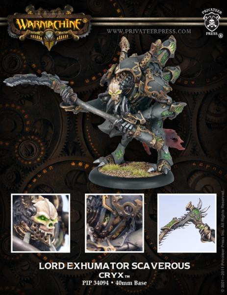 Warmachine: Cryx (34094): Lord Exhumator Scaverous 
