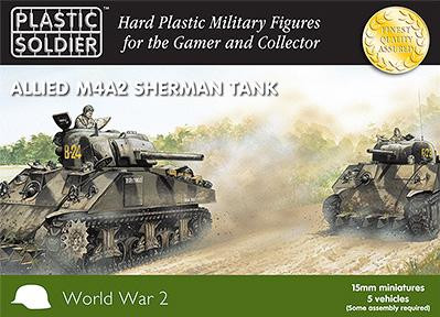 Plastic Soldier Company: 15mm Allied: M4A2 Sherman Tank 