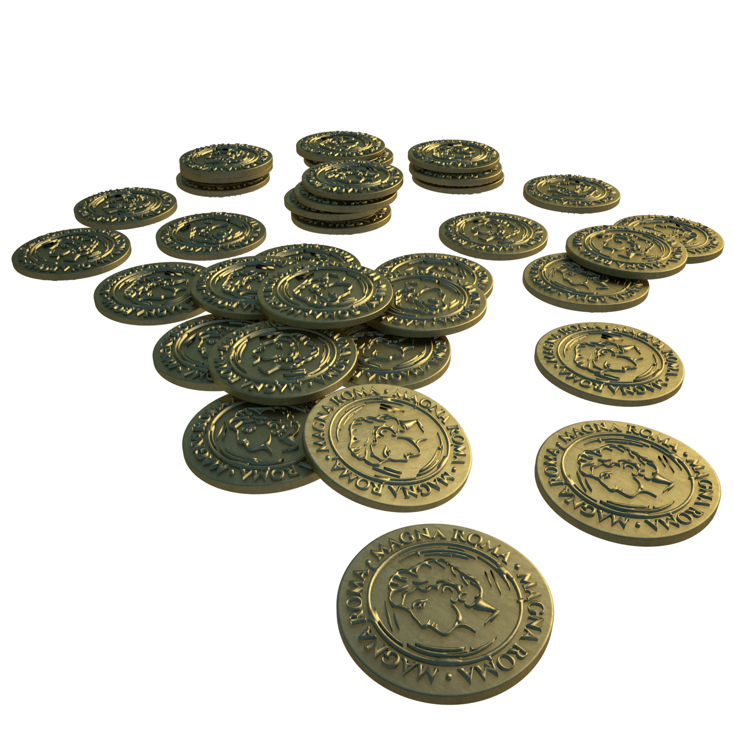 Magna Roma: Metal Coins Set 