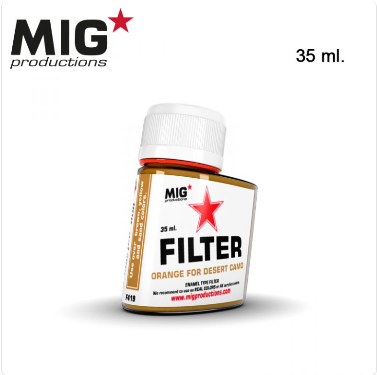 MIG Productions: (Filters) ORANGE FOR DESERT CAMO (35ml)  
