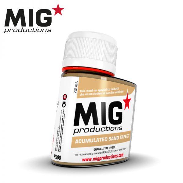 MIG Productions: (Washes & Effects) ACUMULATED SAND EFFECT (75ml)  