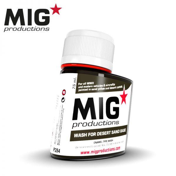 MIG Productions: (Washes & Effects) WASH FOR DESERT SAND BASE (75ml)  