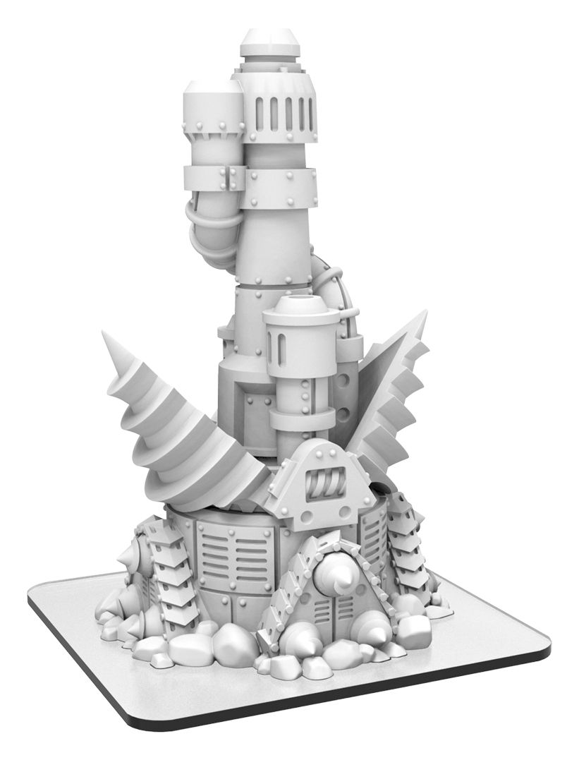Monsterpocalypse:  Buildings: Subterran Uprising: Smog Factory 