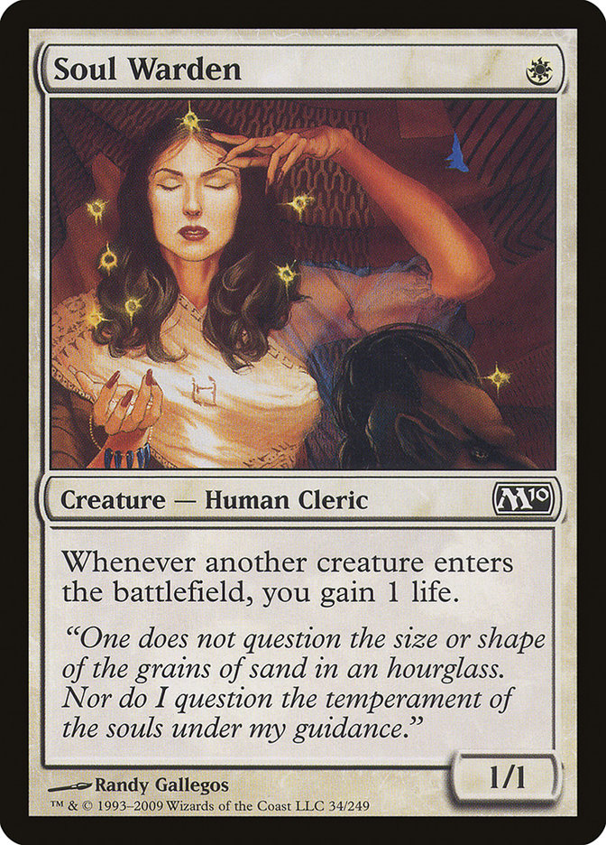 MTG 2010 Core Set 034: Soul Warden 