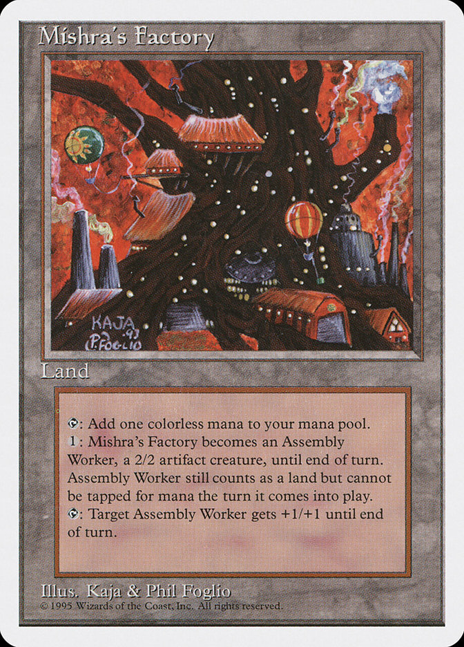 MTG: 4th Edition 361: Mishras Factory 