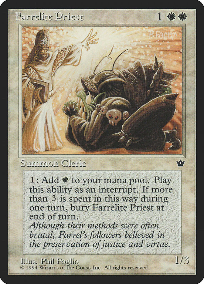MTG: Fallen Empires 004: Farrelite Priest 
