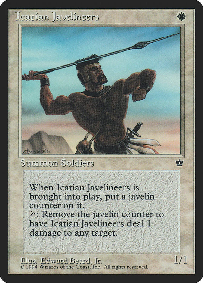 MTG: Fallen Empires 008b: Icatian Javelineers 