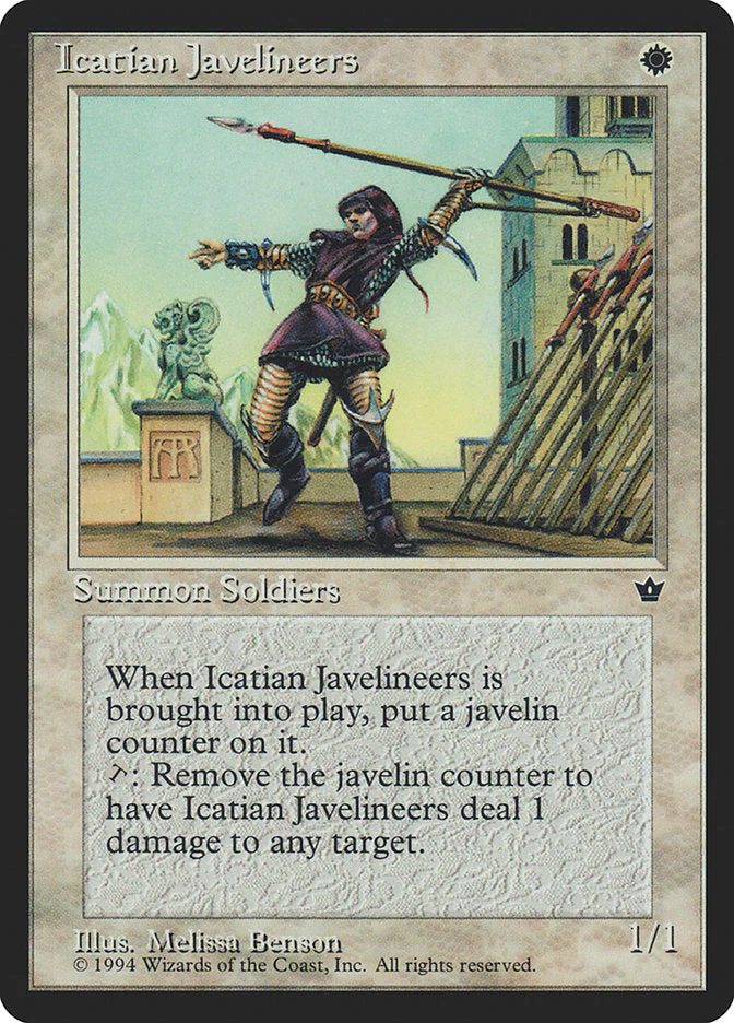 MTG: Fallen Empires 008a: Icatian Javelineers  
