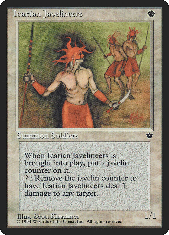 MTG: Fallen Empires 008c: Icatian Javelineers 