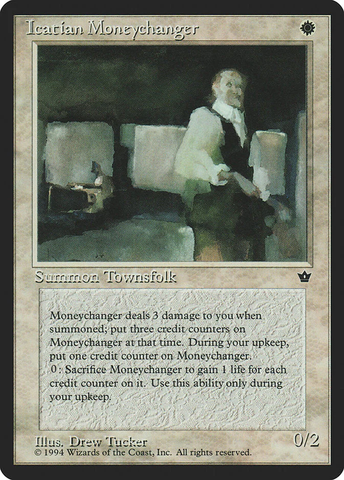MTG: Fallen Empires 010a: Icatian Moneychanger 