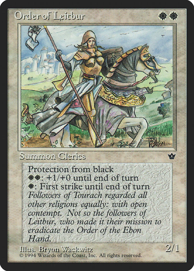 MTG: Fallen Empires 016aa: Order of Leitbur 