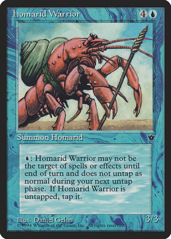 MTG: Fallen Empires 022a: Homarid Warrior 