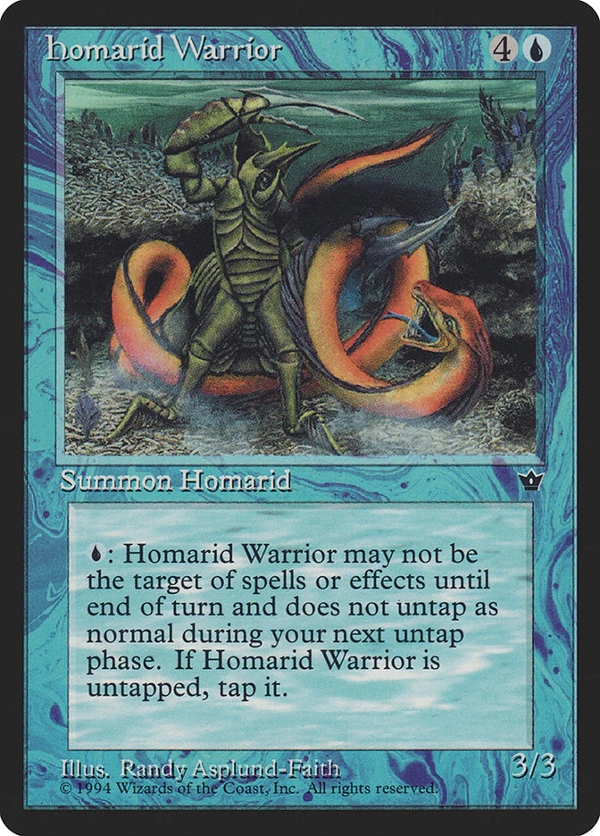 MTG: Fallen Empires 022b: Homarid Warrior 