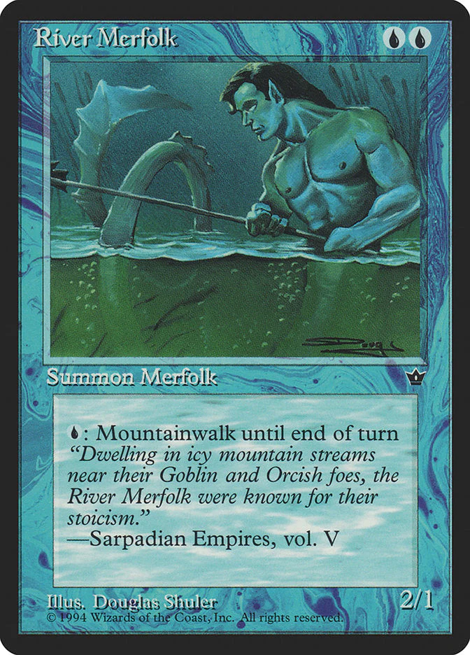 MTG: Fallen Empires 024: River Merfolk 