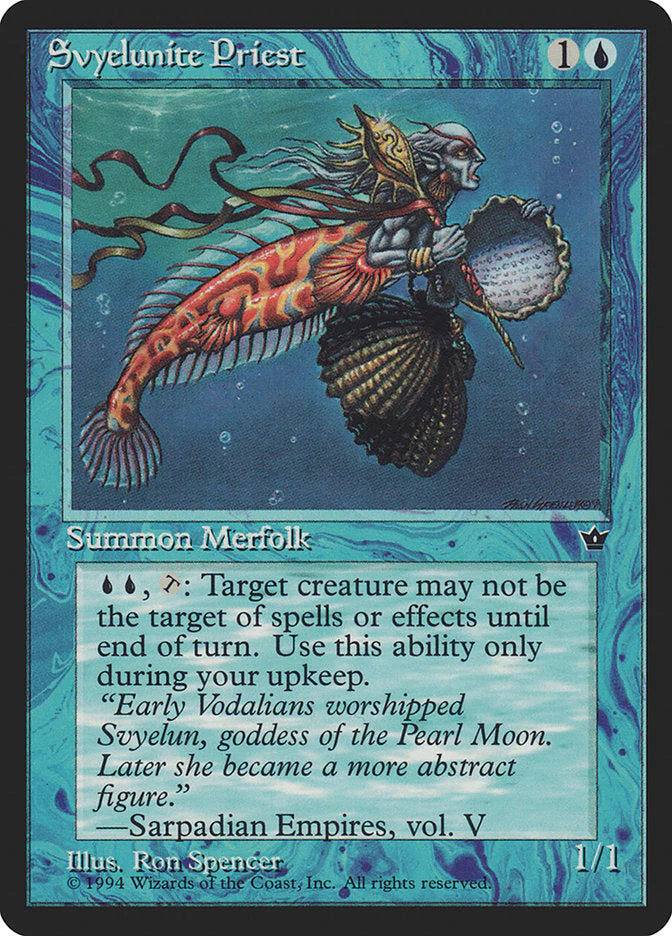 MTG: Fallen Empires 026: Svyelunite Priest 