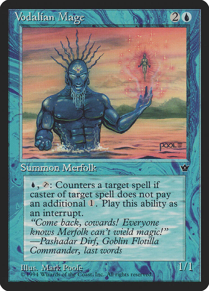 MTG: Fallen Empires 030b: Vodalian Mage 