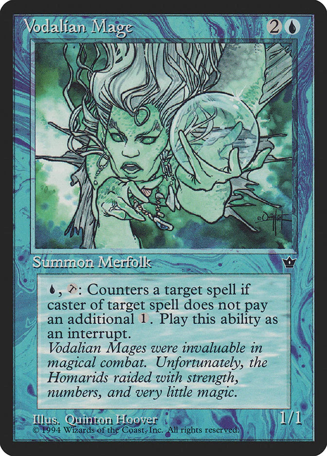 MTG: Fallen Empires 030c: Vodalian Mage 