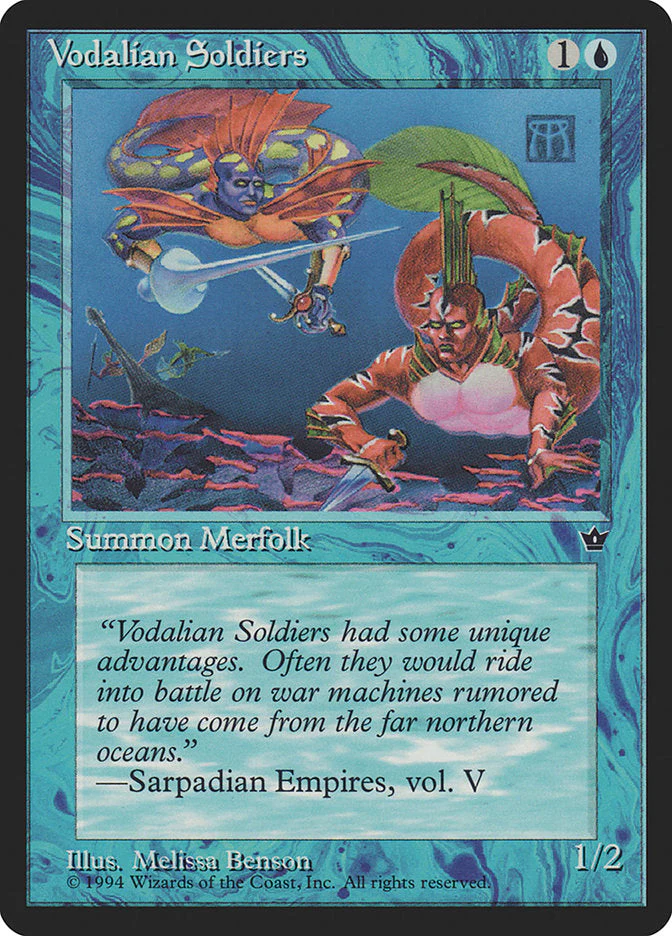 MTG: Fallen Empires 031a: Vodalian Soldiers 