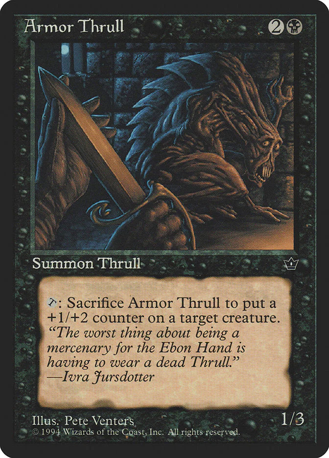 MTG: Fallen Empires 033a: Armor Thrull 