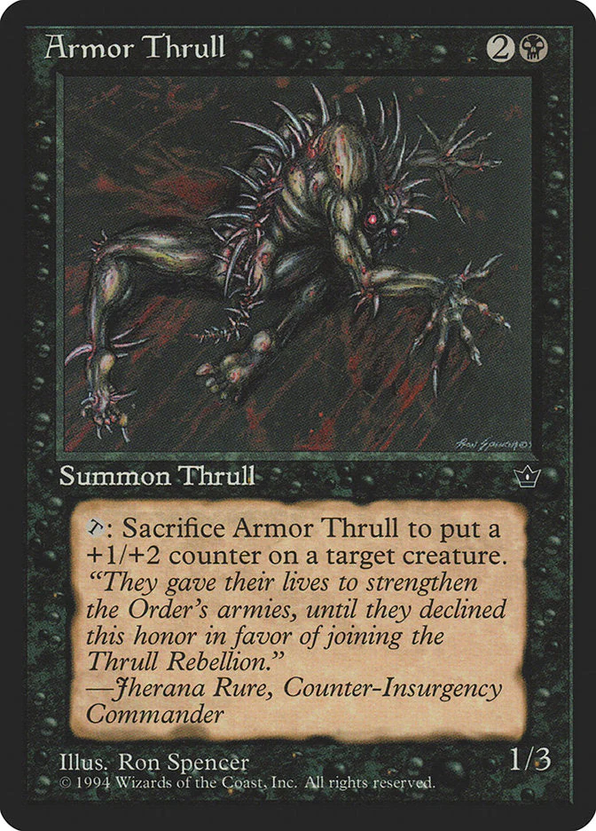 MTG: Fallen Empires 033b: Armor Thrull 