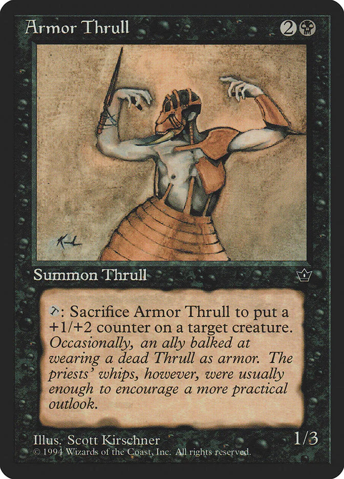 MTG: Fallen Empires 033d: Armor Thrull  