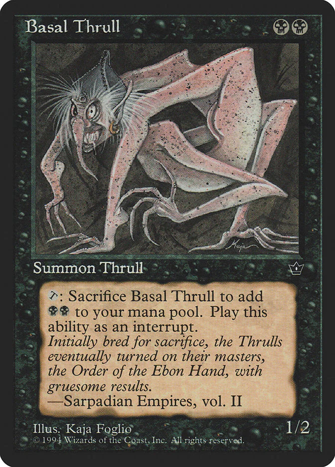 MTG: Fallen Empires 034a: Basal Thrull 