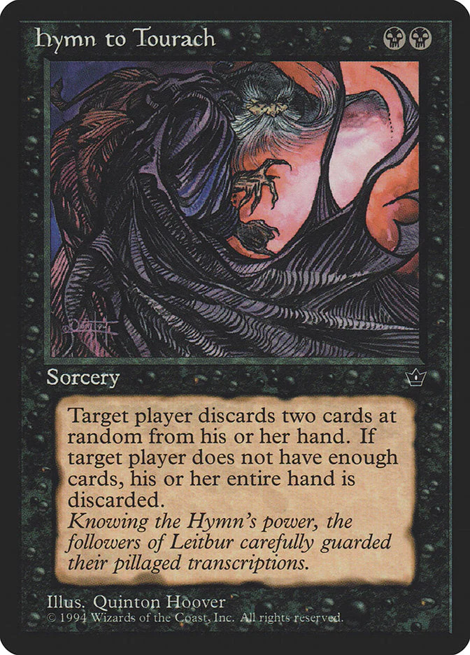 MTG: Fallen Empires 038c: Hymn to Tourach 