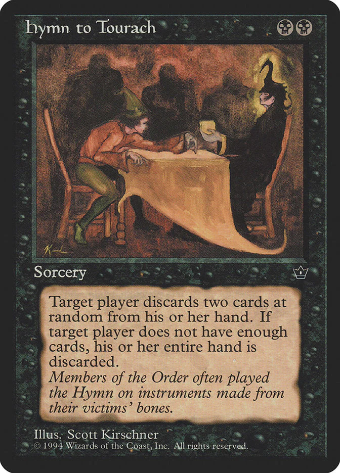 MTG: Fallen Empires 038d: Hymn to Tourach 