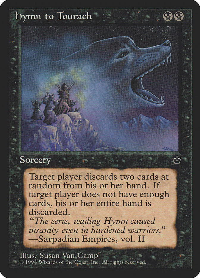 MTG: Fallen Empires 038a: Hymn to Tourach 