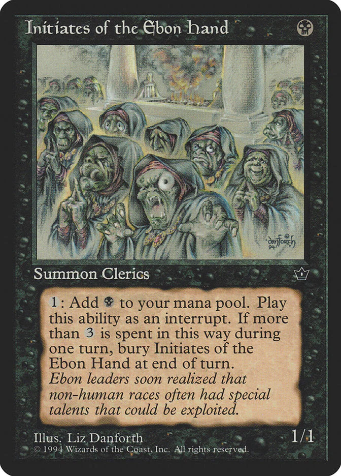 MTG: Fallen Empires 039b: Initiates of the Ebon Hand 