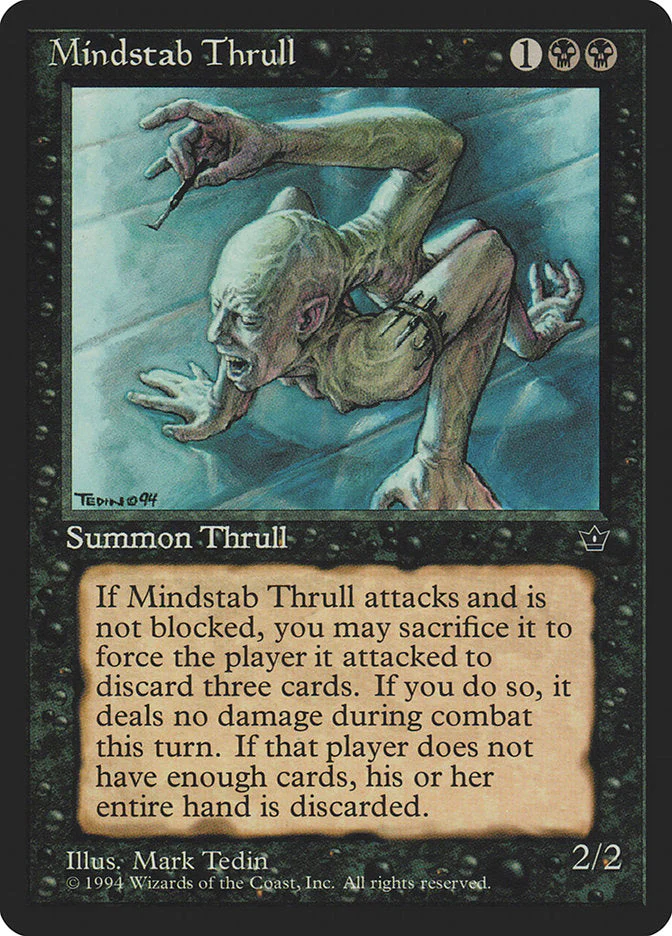 MTG: Fallen Empires 040c: Mindstab Thrull 