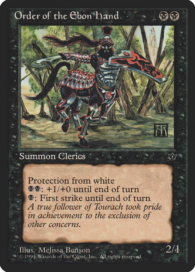 MTG: Fallen Empires 042a: Order of the Ebon Hand 