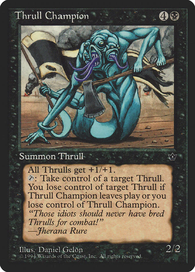 MTG: Fallen Empires 044: Thrull Champion 