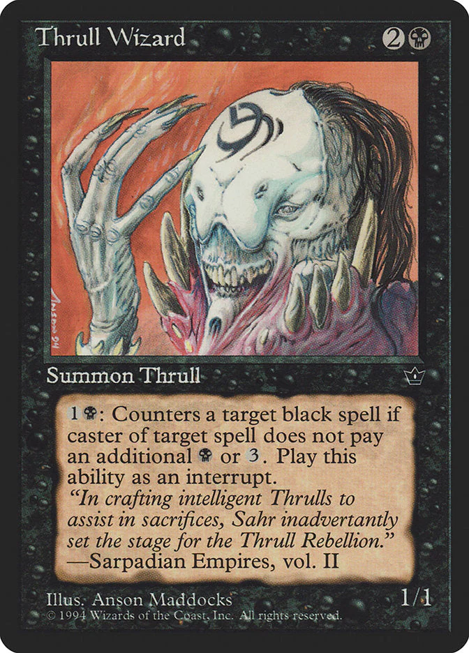 MTG: Fallen Empires 046: Thrull Wizard 