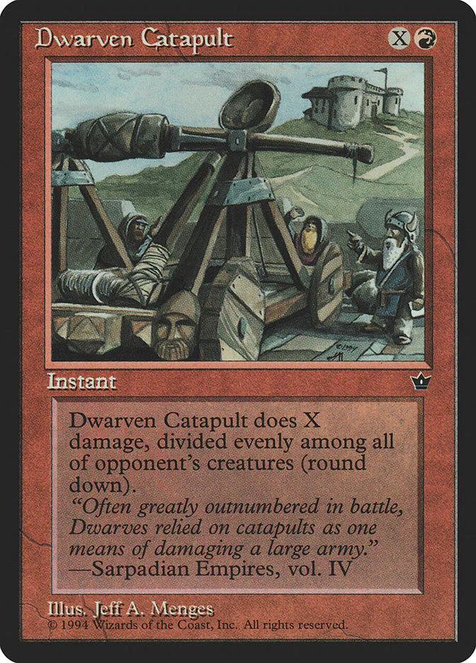 MTG: Fallen Empires 051: Dwarven Catapult 
