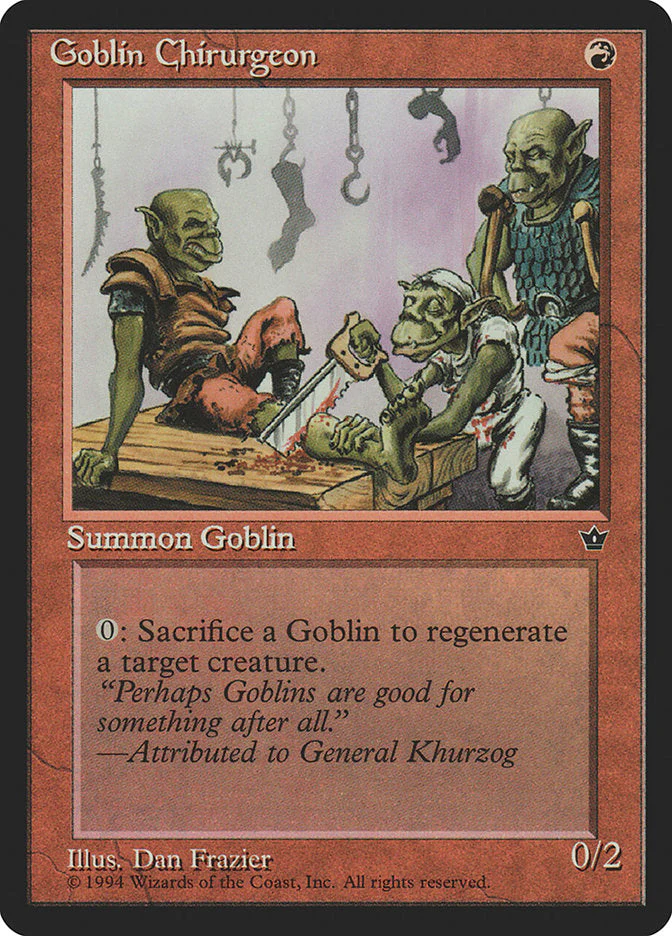 MTG: Fallen Empires 054c: Goblin Chirurgeon 