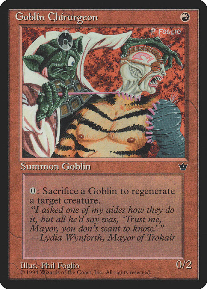 MTG: Fallen Empires 054b: Goblin Chirurgeon 