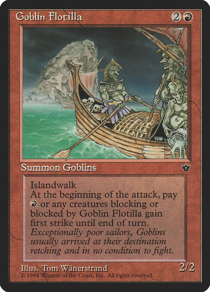 MTG: Fallen Empires 055: Goblin Flotilla 