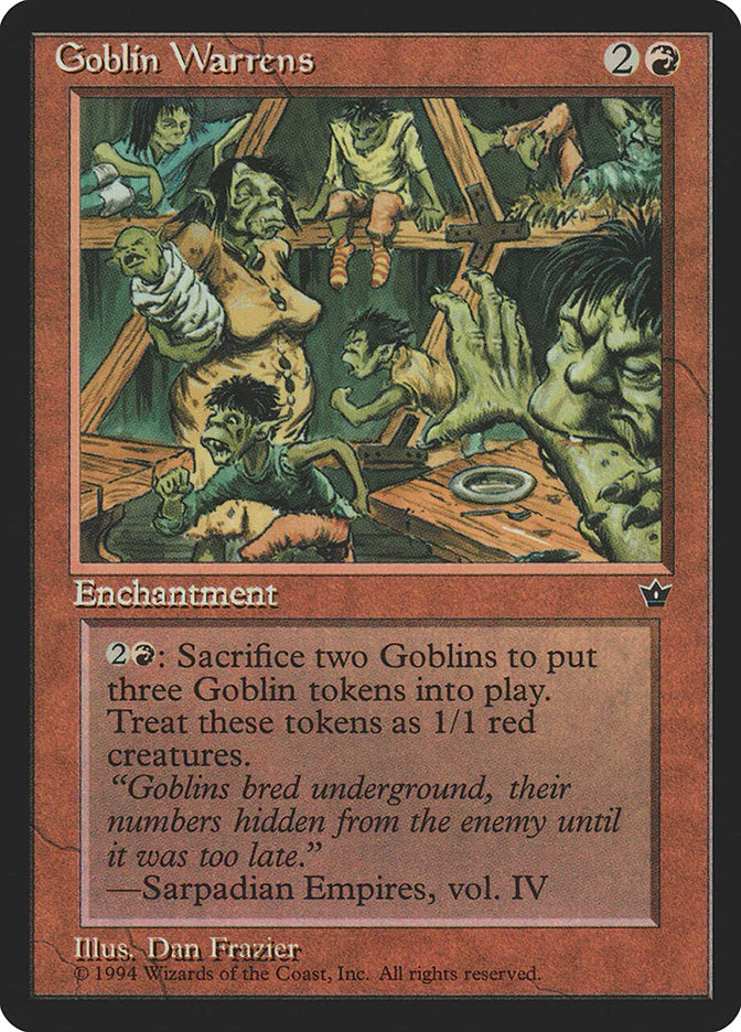 MTG: Fallen Empires 059: Goblin Warrens 