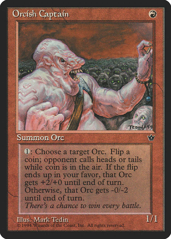 MTG: Fallen Empires 060: Orcish Captain 