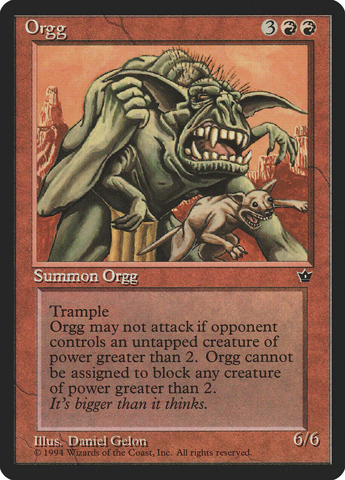 MTG: Fallen Empires 063: Orgg 