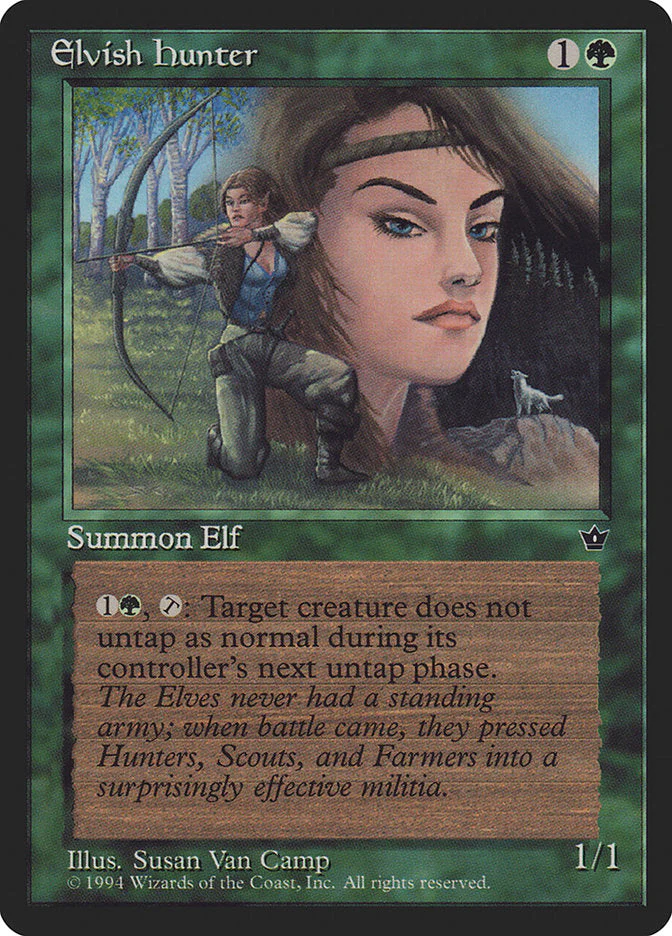 MTG: Fallen Empires 067c: Elvish Hunter 