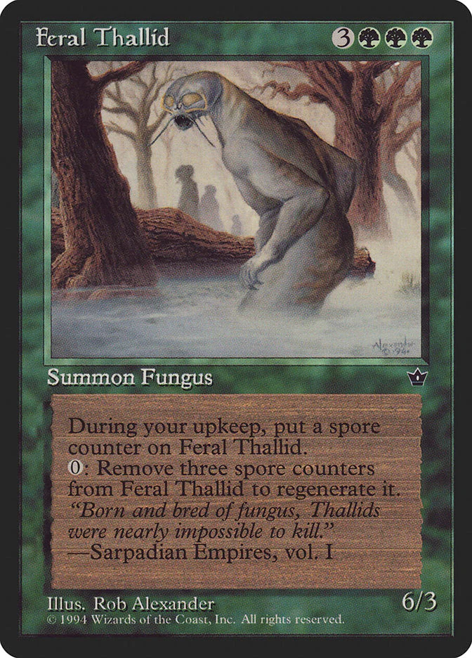 MTG: Fallen Empires 069: Feral Thallid 