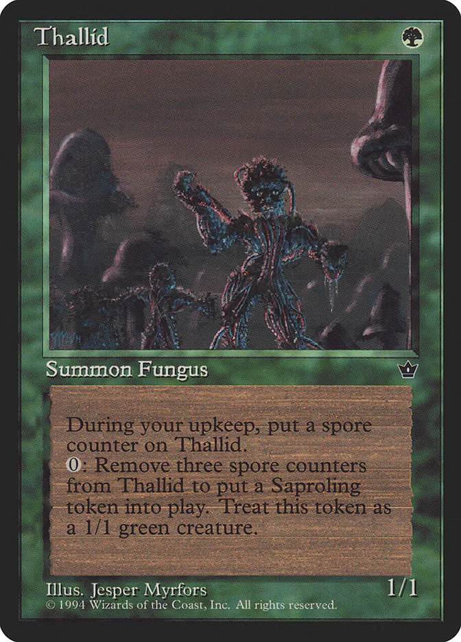 MTG: Fallen Empires 074b: Thallid 